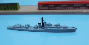 Zerstörer HMS "Alamein" blau (1 St.) GB 1948 Tri-ang M 779